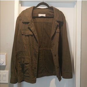 Nordstrom Caslon Army Green Jacket